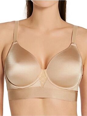 Bali One Smooth U Bounce Control Convertable Underwire Bra DF3456 Beige 40C NWOT